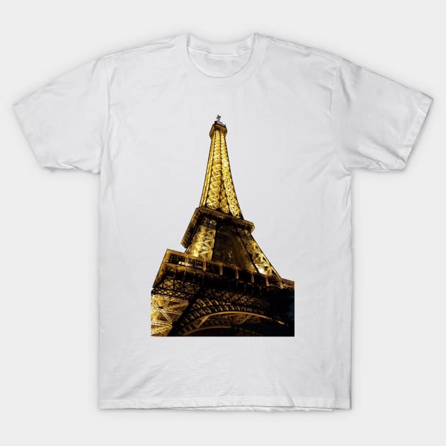 Eiffel Tower Night T-Shirt by CANJ72